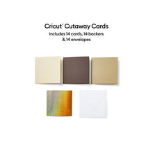Cargar imagen en el visor de la galería, Cricut Cut-Away Cards Neutrals S40 (12,1x12,1cm)14
