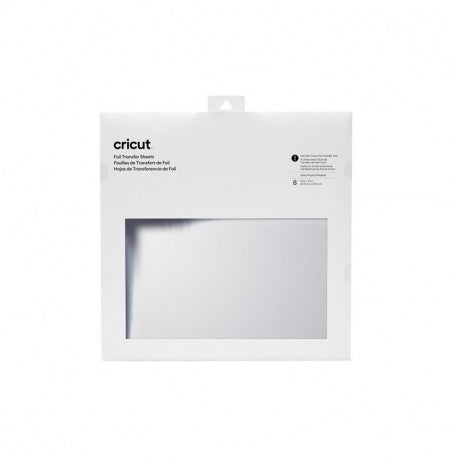 Cricut Transfer Foil Silver 30,5 x 30,5 cm (8 hojas)