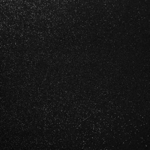 Cricut Vinilo adhesivo Purpurina negra 30,5 cm x 122 cm